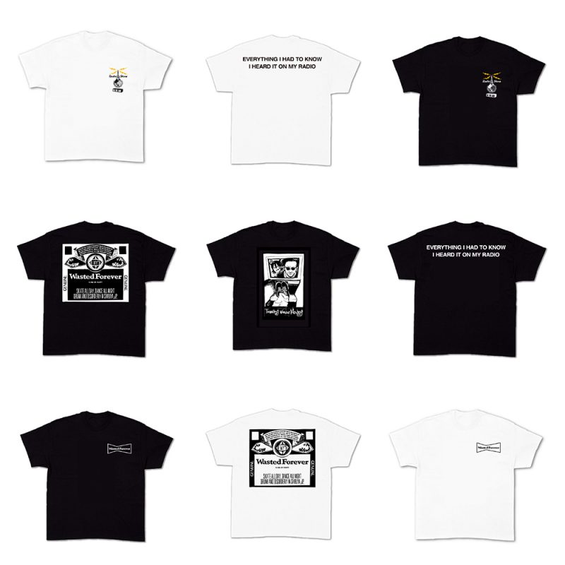 WASTED FOREVER Tee Black 野村訓市　verdy